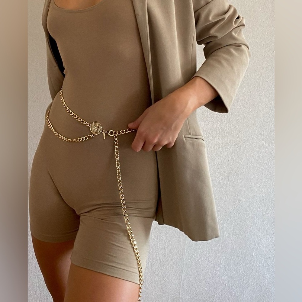 Luv Aj x Sivan Ayla Monaco 18k Gold Plated Layered Chain Belt
